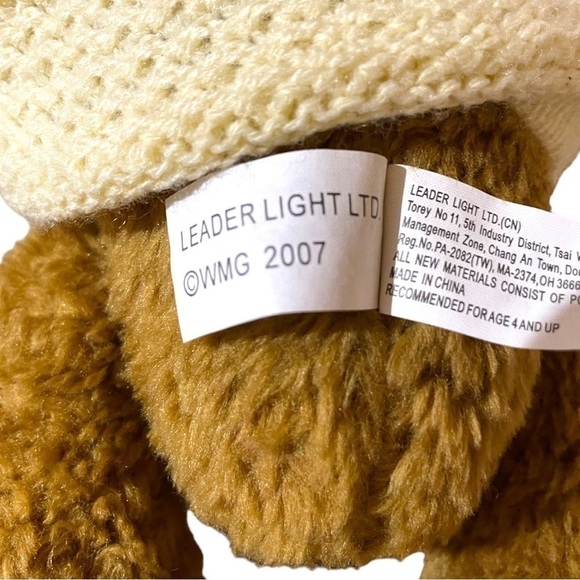 TENDER Hearts Treasures Teddy Bear Plush Stuffed Animal Jointed Sweater Plush - Picture 10 of 14